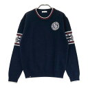 FILA GOLF フィラゴルフ ニットセーター ネイビー系 M 【中古】ゴルフウェア メンズ
