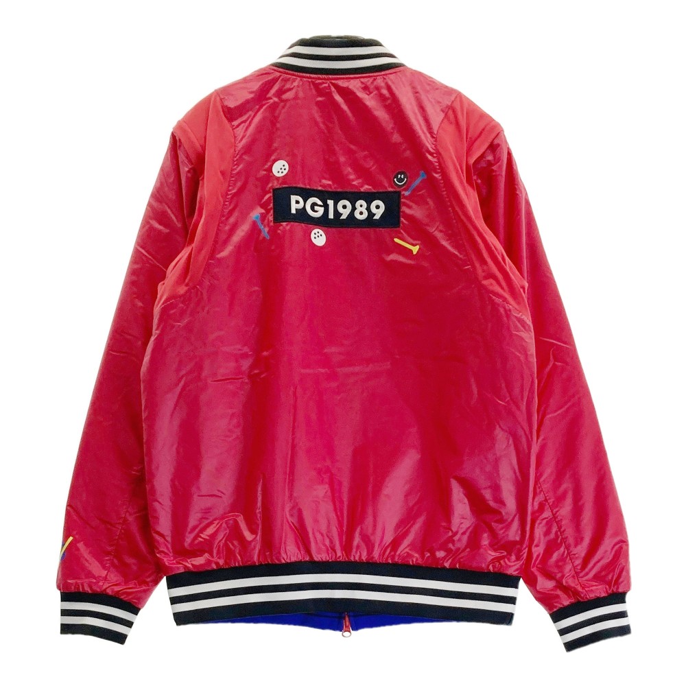 PEARLY GATES パーリーゲイツ 2WAY リバーシブル 中綿ジャケット レッド系 4 【中古】ゴルフウェア メンズ