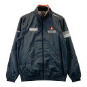 LE COQ GOLF ルコックゴルフ 2WAY 裏メッシュ ジップジャケット グレー系 L 【中古】ゴルフウェア メンズ