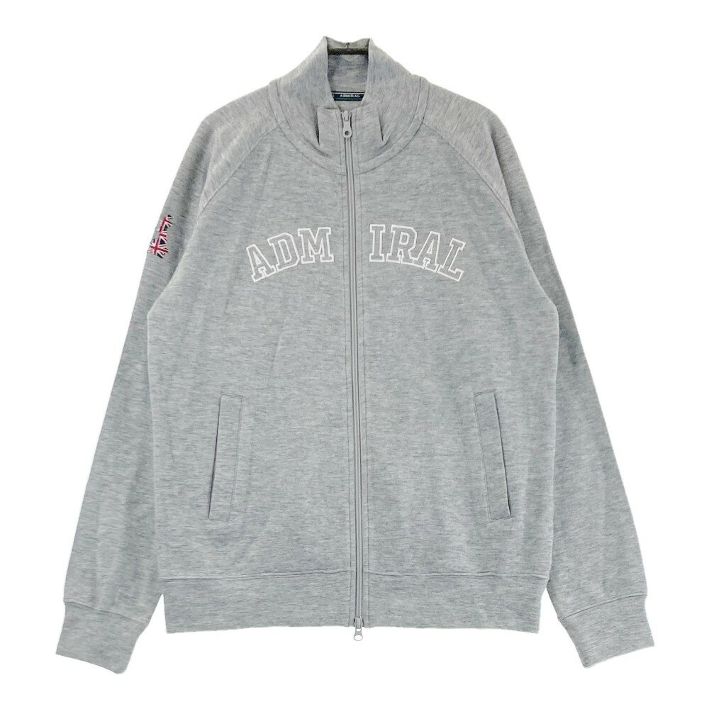 ADMIRAL アドミラル ジップジャケット スウェット グレー系 L 【中古】ゴルフウェア メンズ