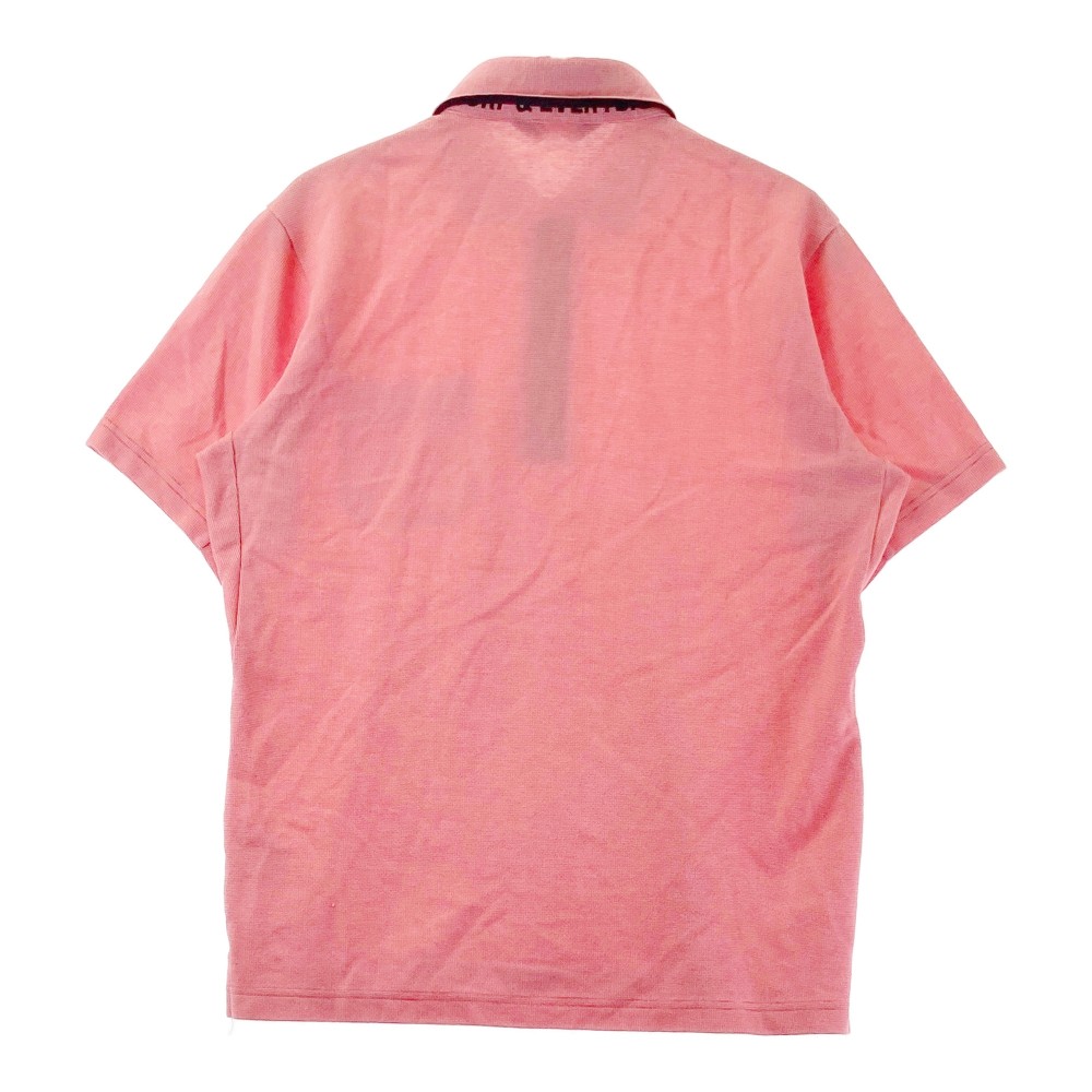 MUNSING WEAR マンシングウェア 半袖ポロシャツ レッド系 M 【中古】ゴルフウェア メンズ