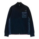 ADIDAS GOLF アディダスゴルフ ウール混 ジャケット ネイビー系 L 【中古】ゴルフウェア メンズ