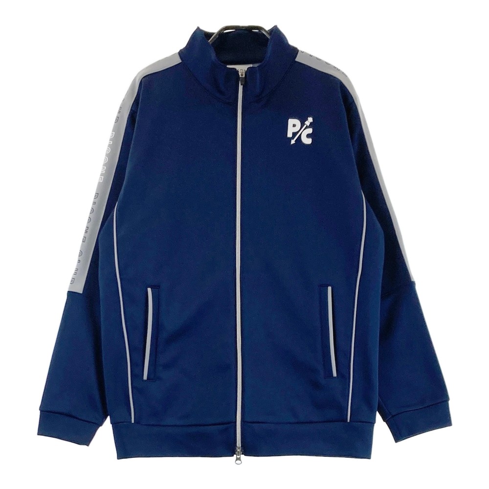 PICONE CLUB ピッコーネクラブ 裏起毛 ジップジャケット ネイビー系 48 【中古】ゴルフウェア メンズ