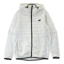 NEW BALANCE GOLF ニューバランス 2024年モデル 2WAY中綿ジップパーカー デジカモ柄 ホワイト系 4 【中古】ゴルフウェア メンズ(4)