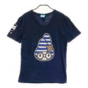 MUTA MARINE ムータマリン × マイメロディ 半袖Tシャツ ネイビー系 S 【中古】ゴルフウェア メンズ
