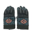 HARLEY DAVIDSON ハーレーダビッドソン 98137-23VM ダイナニットメッシュグローブ グリーン系 S 【中古】バイクウェア メンズ