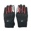 KOMINE コミネ GK-842/06-842 プロテクトウインドプルーフグローブ ブラック系 L 【中古】バイクウェア メンズ