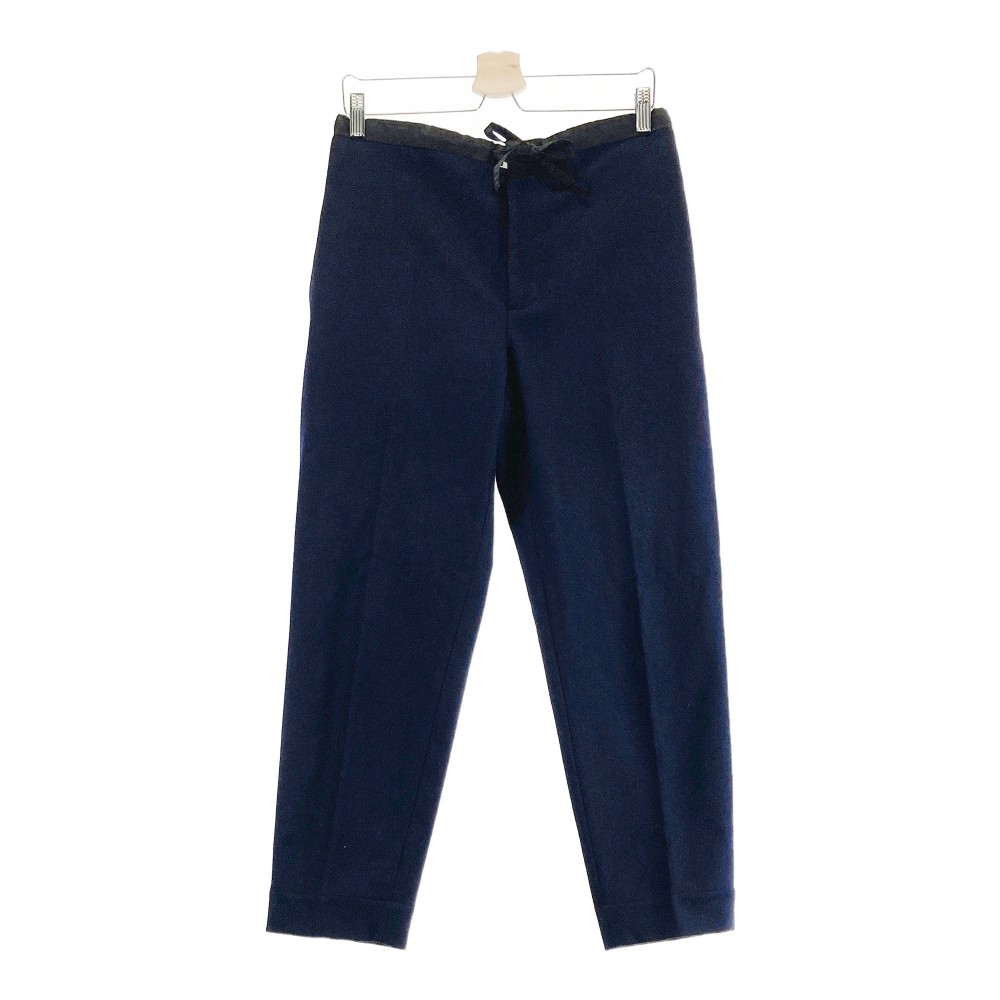 JIL SANDER ジル サンダー JPUP310750 ウールパンツ ネイビー系 44 【中古】メンズ