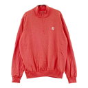 FOOT JOY フットジョイ ハーフジップ 長袖 ニットセーター レッド系 XL 【中古】ゴルフウェア メンズ