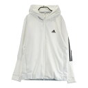 ADIDAS GOLF アディダスゴルフ HA3276 ジップパーカー ホワイト系 O 【中古】ゴルフウェア メンズ