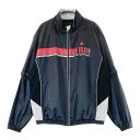 LE COQ GOLF ルコックゴルフ 2WAY ジップジャケット 裏メッシュ ブラック系 LL 【中古】ゴルフウェア メンズ(4)