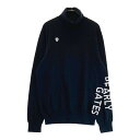 PEARLY GATES パーリーゲイツ タートルネック 長袖ニットセーター ブラック系 5 【中古】ゴルフウェア メンズ