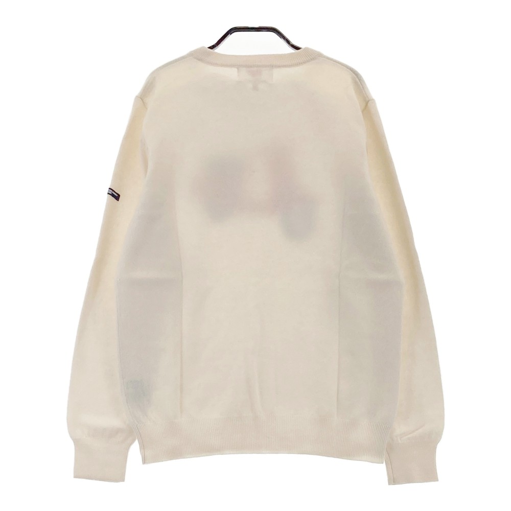 MASTER BUNNY EDITION マスターバニーエディション カシミヤ混 長袖 ニットセーター ホワイト系 4 【中古】ゴルフウェア メンズ