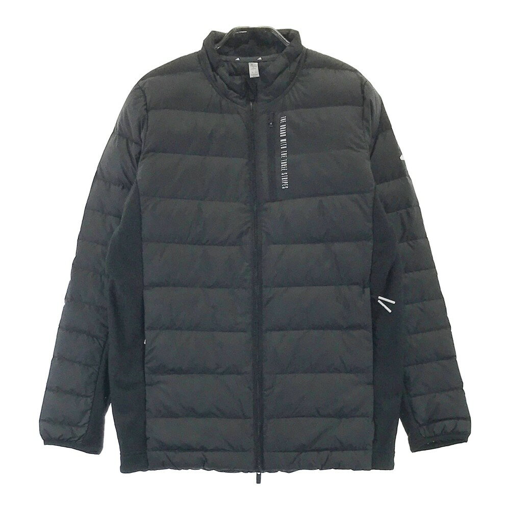 ADIDAS GOLF アディダスゴルフ 2024年モデル ダウンジャケット ブラック系 L 【中古】ゴルフウェア メンズ