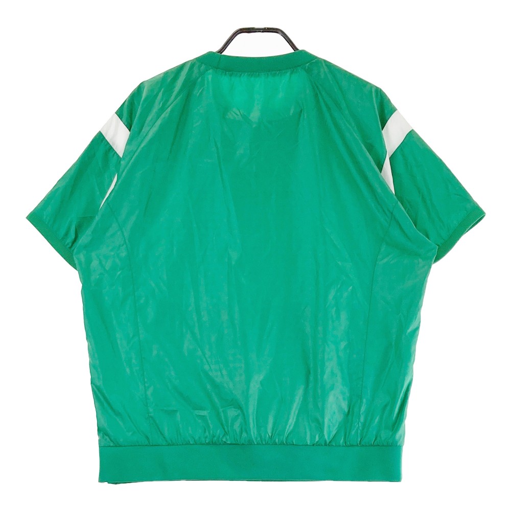 ADABAT アダバット 半袖ナイロンブルゾン サイドジップ グリーン系 50 【中古】ゴルフウェア メンズ