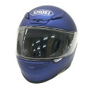 SHOEI ショウエイ Z-7 フルフェイス ヘルメット マットブルーメタリック ブルー系 M 57cm 【中古】バイクウェア メンズ