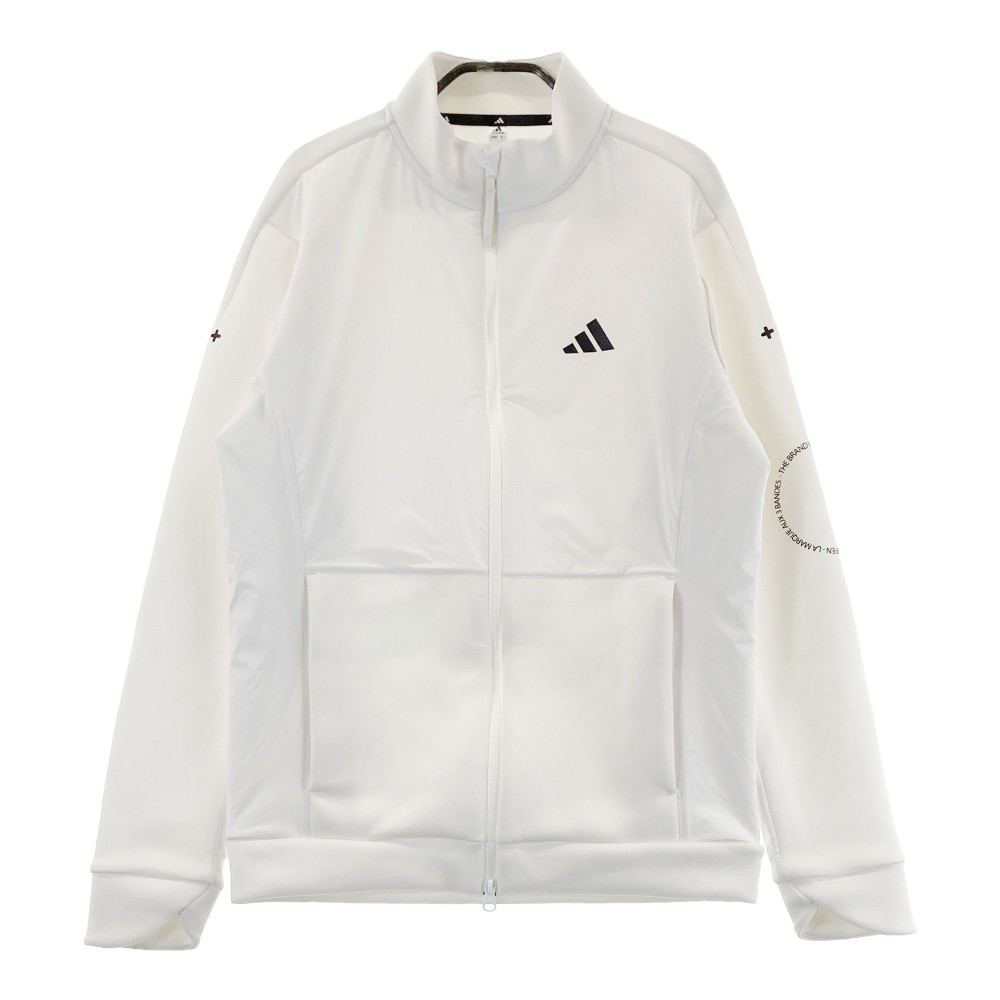ADIDAS GOLF アディダスゴルフ HY0944 2023年モデル ジップジャケット ホワイト系 M 【中古】ゴルフウェア メンズ