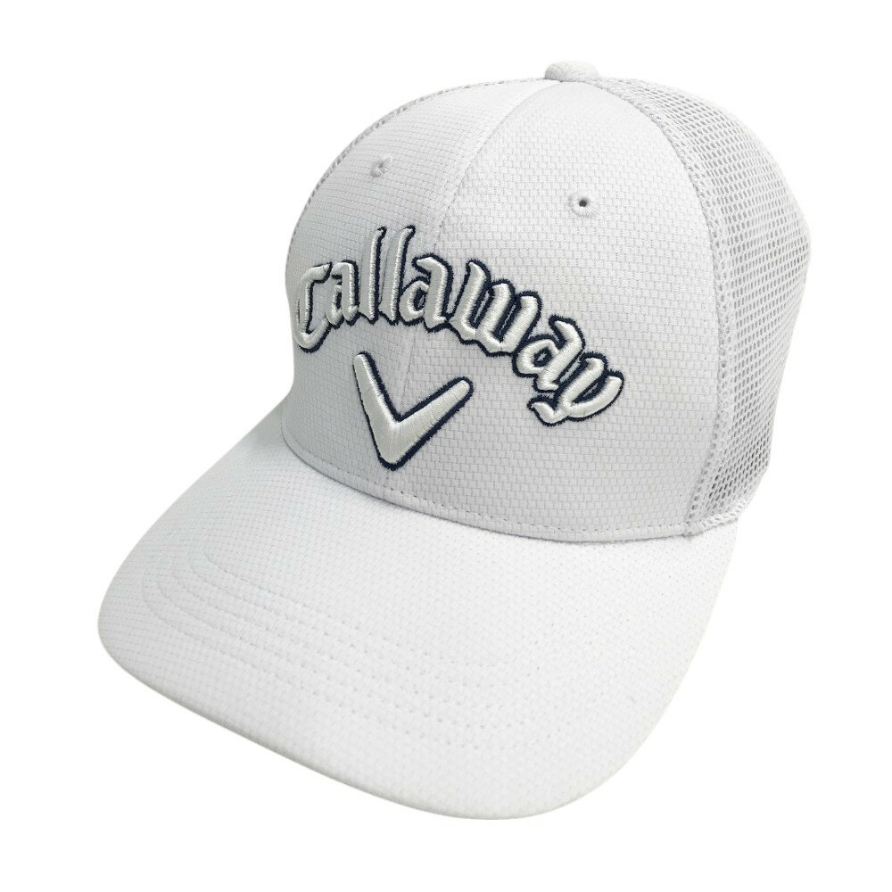 CALLAWAY キャロウェイ メッシュキャップ ホワイト系 FR 【中古】ゴルフウェア