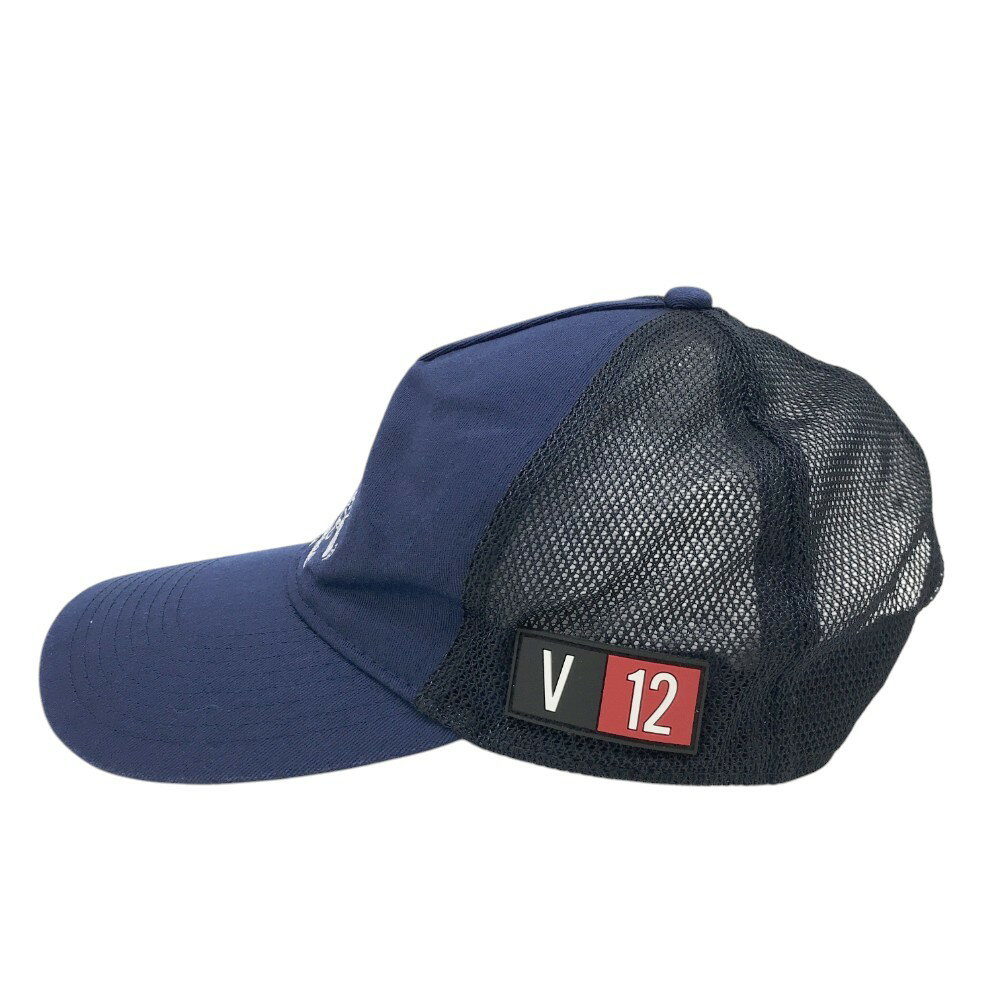 V12 ヴィトゥエルヴ ×PEANUTS メッシュキャップ ネイビー系 【中古】ゴルフウェア
