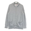 MASTER BUNNY EDITION マスターバニーエディション カシミヤ混ニット ジップジャケット グレー系 4 【中古】ゴルフウェア メンズ