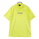 PING ピン 2023年モデル ハイネック 半袖Tシャツ イエロー系 M 【中古】ゴルフウェア メンズ(4)