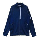 ADIDAS GOLF アディダスゴルフ 2024年モデル ジップジャケット ネイビー系 S 【中古】ゴルフウェア メンズ