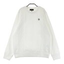 ST ANDREWS セントアンドリュース ニットセーター 裏地付 ホワイト系 M 【中古】ゴルフウェア メンズ