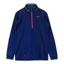 OAKLEY オークリー ハーフジップ 長袖Tシャツ ネイビー系 M 【中古】ゴルフウェア メンズ(4)