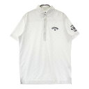CALLAWAY キャロウェイ 半袖ポロシャツ 総柄 ホワイト系 M 【中古】ゴルフウェア メンズ(4)