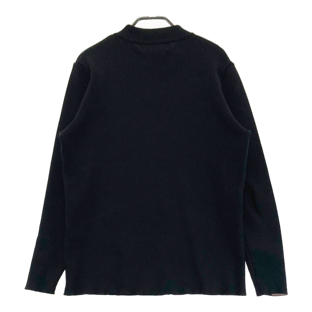 DECEMBERMAY ディセンバーメイ 1-012-1002 モックネック ニットセーター ブラック系 M 【中古】ゴルフウェア メンズ