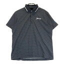 SRIXON スリクソン 半袖ポロシャツ 総柄 ブラック系 LL 【中古】ゴルフウェア メンズ(4)