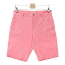 FOOT JOY フットジョイ ハーフパンツ ピンク系 M 【中古】ゴルフウェア メンズ(4)