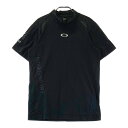 OAKLEY オークリー FOA401465 ハイネック 半袖Tシャツ ブラック系 M 【中古】ゴルフウェア メンズ