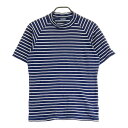 MUTA MARINE ムータマリン 半袖Tシャツ ボーダー柄 ネイビー系 5 【中古】ゴルフウェア メンズ