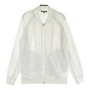 ZOY ゾーイ メッシュ ジップジャケット ホワイト系 1 【中古】ゴルフウェア メンズ(4)
