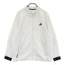 ADIDAS GOLF アディダスゴルフ HY0951 ジップ ジャケット ホワイト系 2XL 【中古】ゴルフウェア メンズ
