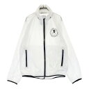 MARK&LONA マークアンドロナ フード付ジップジャケット ホワイト系 48 【中古】ゴルフウェア メンズ