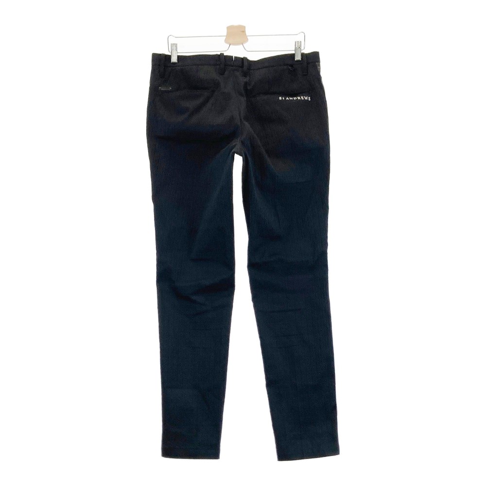 ST ANDREWS セントアンドリュース ロングパンツ 総柄 ブラック系 LL 【中古】ゴルフウェア メンズ