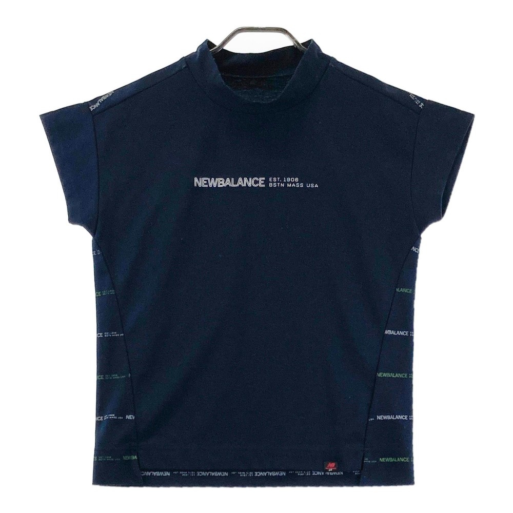 NEW BALANCE GOLF ニューバランス ハイネック 半袖Tシャツ ネイビー系 1 【中古】ゴルフウェア レディース
