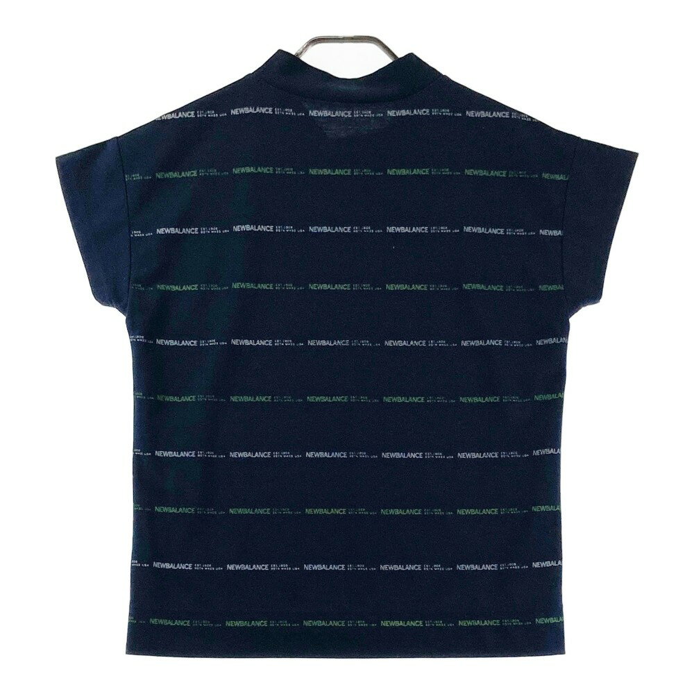 NEW BALANCE GOLF ニューバランス ハイネック 半袖Tシャツ ネイビー系 1 【中古】ゴルフウェア レディース