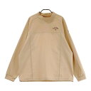 CALLAWAY キャロウェイ 2023年モデル 身頃切替 ハイネック 長袖Tシャツ ベージュ系 LL 【中古】ゴルフウェア メンズ(4)