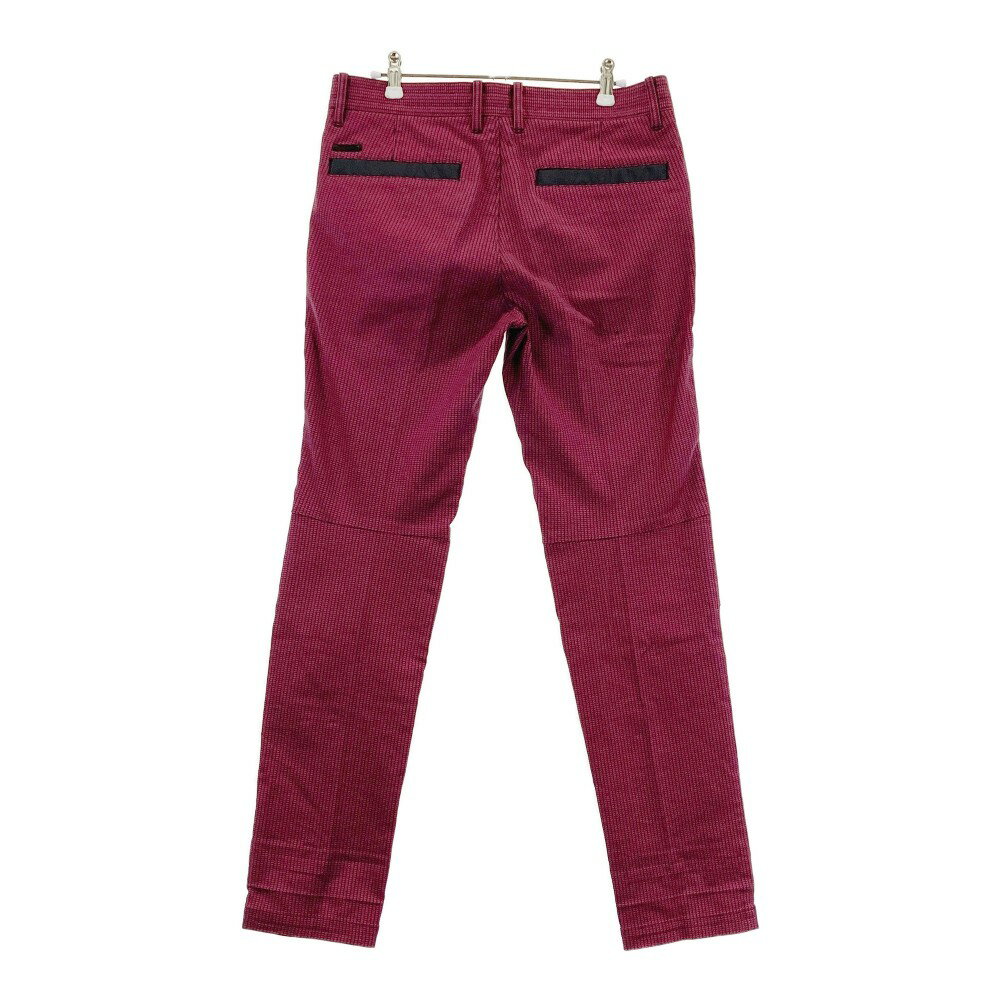 ST ANDREWS セントアンドリュース ストレッチパンツ 総柄 ピンク系 M 【中古】ゴルフウェア メンズ
