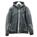HYOD ヒョウドウ HSL017DN ARMET D3O ST-X パンチングレザージャケット ブラック系 L 【中古】バイクウェア メンズ