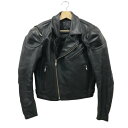 KADOYA カドヤ K's leather MAX-W レザー ダブル ライダース ブラック系 M 【中古】バイクウェア メンズ