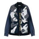 MARK&LONA マークアンドロナ ジップジャケット グレー系 48 【中古】ゴルフウェア メンズ
