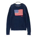 POLO RALPH LAUREN ポロ ラルフローレン ニットセーター ネイビー系 SP 【中古】メンズ