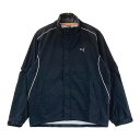 PUMA GOLF プーマゴルフ レインウェア セットアップ ブラック系 L 【中古】ゴルフウェア メンズ