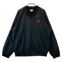 ADIDAS GOLF アディダスゴルフ IC014 裏メッシュ 長袖ブルゾン ブラック系 M 【中古】ゴルフウェア メンズ