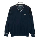 JUN&ROPE ジュン アンド ロペ 長袖ニットセーター ブラック系 M 【中古】ゴルフウェア メンズ