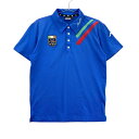 KAPPA GOLF カッパゴルフ 半袖ポロシャツ ブルー系 L 【中古】ゴルフウェア メンズ(4)